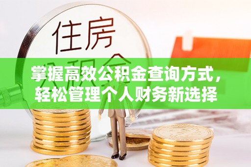 含山掌握高效公积金查询方式，轻松管理个人财务新选择