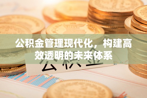 含山公积金管理现代化，构建高效透明的未来体系