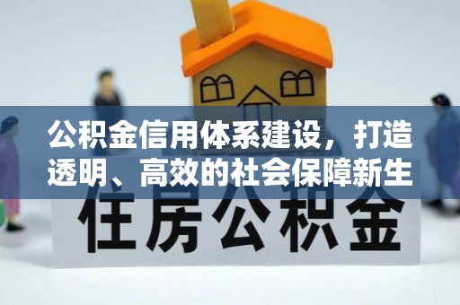 含山公积金信用体系建设，打造透明、高效的社会保障新生态