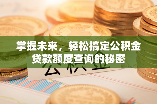 含山掌握未来，轻松搞定公积金贷款额度查询的秘密