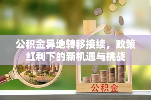 含山公积金异地转移接续，政策红利下的新机遇与挑战