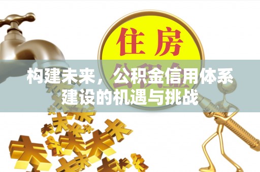 含山构建未来，公积金信用体系建设的机遇与挑战