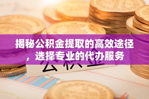 含山揭秘公积金提取的高效途径，选择专业的代办服务
